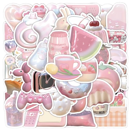 Cute Pink Girl aesthetic sticker, 63 Stück Rosa Süße Aufkleber Sticker, Room Cute Decor, Coquette, Clean Girl Aesthetic, Anime Aufkleber Für Laptop Koffer. Cute Pink Girl aesthetic sticker, 63 Stück Rosa Süße Aufkleber Sticker, Room Cute Decor, Coquette, Clean Girl Aesthetic, Anime Aufkleber Für Laptop Koffer. von Cozevdnt