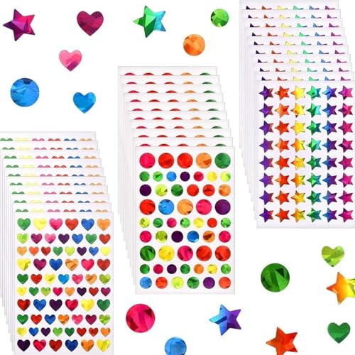 Kinder Glitzer Basteln Herz Sticker, 30 Stück Mädchen Glitzer Sticker Sterne Aufkleber Set, Valentinstag Ostern Hochzeit Gästebuch Geschenkbeutel Diy Handwerk Scrapbooking Umschlagsiegel Dekoration Kinder Glitzer Basteln Herz Sticker, 30 Stück Mädchen Glitzer Sticker Sterne Aufkleber Set, Valentinstag Ostern Hochzeit Gästebuch Geschenkbeutel Diy Handwerk Scrapbooking Umschlagsiegel Dekoration von Cozevdnt