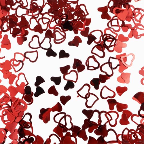 Romantische Love Herz Rot Konfetti, Valentinstag Deko, Etwa 600-700 Stück Rot Konfetti, Streudeko Hochzeit,Glitter Tischkonfetti, Tischdeko Hochzeit Für Taufe Baby Party Romantische Love Herz Rot Konfetti, Valentinstag Deko, Etwa 600-700 Stück Rot Konfetti, Streudeko Hochzeit,Glitter Tischkonfetti, Tischdeko Hochzeit Für Taufe Baby Party von Cozevdnt