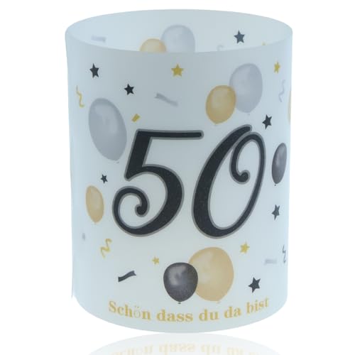 Windlicht Tischdeko 50 Geburtstag Deko, 8 Windlicht Tischdeko, Deko 50 Geburtstag Frau Mann, Geeignet für Teelichter oder Kerzen Windlicht Tischdeko 50 Geburtstag Deko, 8 Windlicht Tischdeko, Deko 50 Geburtstag Frau Mann, Geeignet für Teelichter oder Kerzen von Cozevdnt