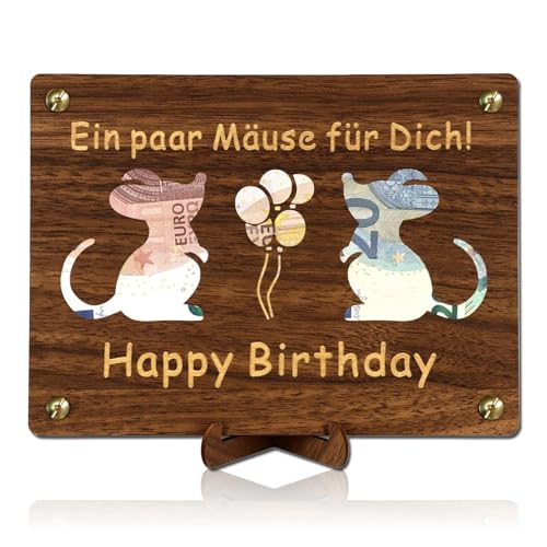 Wooden Money Gift with Stand, Wooden Money Gifts for Boys and Girls with Stand, Money Gifts Packaging with Birthday Card Wooden Money Gift with Stand, Wooden Money Gifts for Boys and Girls with Stand, Money Gifts Packaging with Birthday Card von Cozevdnt