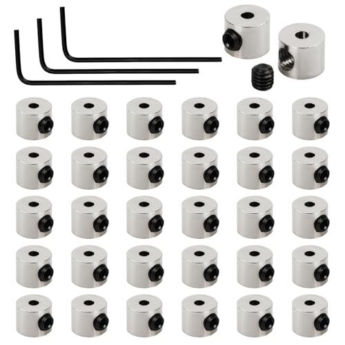 Cozlly 30stk Pin Backs Locking, Pin Backs Verriegelung, Pin Rücken 200 Anstecker Verschluss mit Schraubenschlüssel, Stift Keepers Verschluss Schließe, Pin Keeper für Schmuck DIY Brosche Namensschild von Cozlly