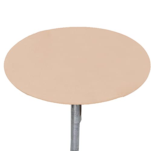 Cozomiz Elastische Tischdecke Gartentischdecke Rundtischdecke Waschbar rutschfeste Abwischbar Schmutzabweisend Tischdecke 60cm Runde Enge Passform Sekt von Cozomiz