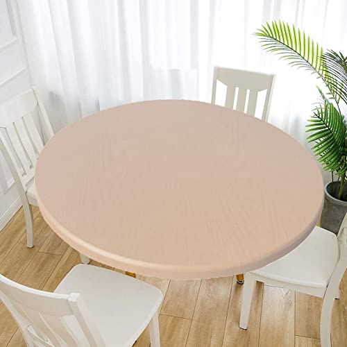 Cozomiz Elastische Tischdecke Gartentischdecke Rundtischdecke wasserdichte rutschfeste Abwischbar Schmutzabweisend Tischdecke Champagner 90cm Runde Enge Passform Cozomiz Elastische Tischdecke Gartentischdecke Rundtischdecke wasserdichte rutschfeste Abwischbar Schmutzabweisend Tischdecke Champagner 90cm Runde Enge Passform von Cozomiz