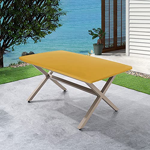 Cozomiz Elastische Tischdecke Gartentischdecke Rundtischdecke wasserdichte rutschfeste Abwischbar Schmutzabweisend Tischdecke Gelb 244x75cm Rechteckig Enge Passform Cozomiz Elastische Tischdecke Gartentischdecke Rundtischdecke wasserdichte rutschfeste Abwischbar Schmutzabweisend Tischdecke Gelb 244x75cm Rechteckig Enge Passform von Cozomiz