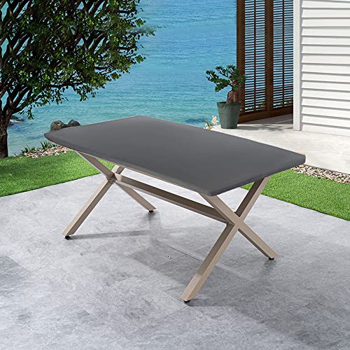 Cozomiz Elastische Tischdecke Gartentischdecke Rundtischdecke wasserdichte rutschfeste Abwischbar Schmutzabweisend Tischdecke Grau 120x60cm Rechteckig Enge Passform Cozomiz Elastische Tischdecke Gartentischdecke Rundtischdecke wasserdichte rutschfeste Abwischbar Schmutzabweisend Tischdecke Grau 120x60cm Rechteckig Enge Passform von Cozomiz