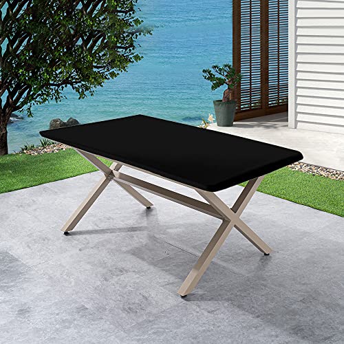 Cozomiz Elastische Tischdecke Gartentischdecke Rundtischdecke wasserdichte rutschfeste Abwischbar Schmutzabweisend Tischdecke Schwarz 120x60cm Rechteckig Enge Passform Cozomiz Elastische Tischdecke Gartentischdecke Rundtischdecke wasserdichte rutschfeste Abwischbar Schmutzabweisend Tischdecke Schwarz 120x60cm Rechteckig Enge Passform von Cozomiz