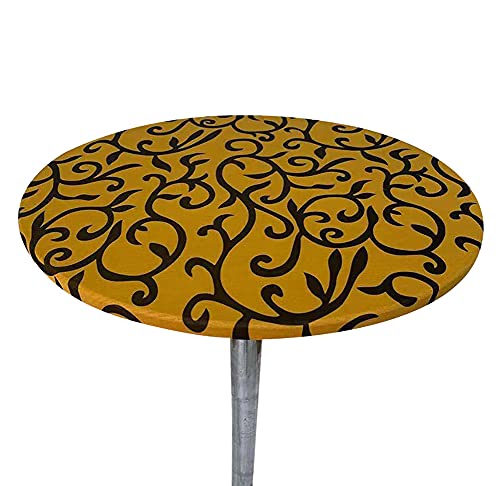 Cozomiz Geometrisch Elastische Tischdecke Gartentischdecke Rundtischdecke wasserdichte rutschfeste Abwischbar Schmutzabweisend Tischdecke Gold 60cm Runde Enge Passform Cozomiz Geometrisch Elastische Tischdecke Gartentischdecke Rundtischdecke wasserdichte rutschfeste Abwischbar Schmutzabweisend Tischdecke Gold 60cm Runde Enge Passform von Cozomiz