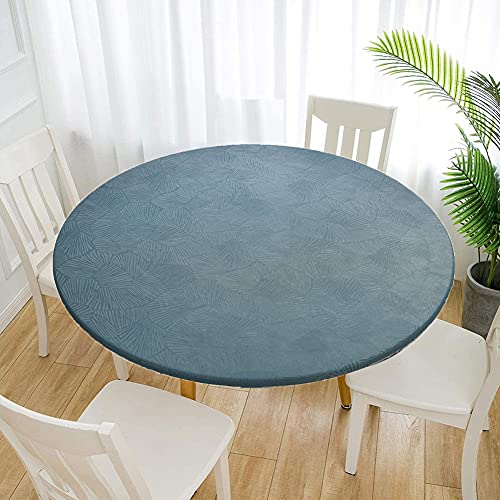 Cozomiz Jacquard Elastische Tischdecke Gartentischdecke Rundtischdecke wasserdichte rutschfeste Abwischbar Schmutzabweisend Tischdecke 160cm Runde Enge Passform Grün Cozomiz Jacquard Elastische Tischdecke Gartentischdecke Rundtischdecke wasserdichte rutschfeste Abwischbar Schmutzabweisend Tischdecke 160cm Runde Enge Passform Grün von Cozomiz