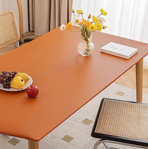 Cozomiz PU-Leder Elastische Tischdecke Gartentischdecke Rechteckig Tischdecke wasserdichte rutschfeste Abwischbar Schmutzabweisend Tischdecke 60x120cm Orange Cozomiz PU-Leder Elastische Tischdecke Gartentischdecke Rechteckig Tischdecke wasserdichte rutschfeste Abwischbar Schmutzabweisend Tischdecke 60x120cm Orange von Cozomiz
