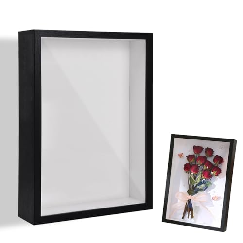 3D Bilderrahmen zum Befüllen 20,3 x 25,4 cm Bilderrahmen Tief 3D Objektrahmen Hölzern bis 3cm, Tiefer Bilderrahmen zum Befüllen für Objekte, Blumen, Hochzeitsgeschenk oder Erinnerungsstücke (Schwarz) 3D Bilderrahmen zum Befüllen 20,3 x 25,4 cm Bilderrahmen Tief 3D Objektrahmen Hölzern bis 3cm, Tiefer Bilderrahmen zum Befüllen für Objekte, Blumen, Hochzeitsgeschenk oder Erinnerungsstücke (Schwarz) von Coztie