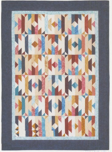 Cozy Quilt Designs Sonora Quilt Pattern, Jelly Roll 2.5 Strip Friendly, 4 Finished Size Options by von Cozy Quilt Designs