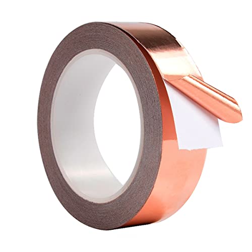 Cozylkx 10 M Kupferfolienband 10 mm Doppelseitiges Leitfähiges Klebeband Für EMI-abschirmung, Buntglas, Elektrische Reparaturen, Pflanzenschutz Cozylkx 10 M Kupferfolienband 10 mm Doppelseitiges Leitfähiges Klebeband Für EMI-abschirmung, Buntglas, Elektrische Reparaturen, Pflanzenschutz von Cozylkx