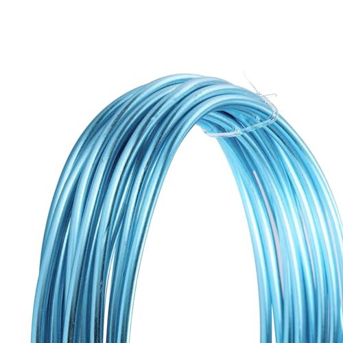 Cozylkx 10 Meter Eloxierter Aluminiumdraht Zum Modellieren, 1,2mm Metall-Basteldraht, Biegsamer Formdraht Für Schmuckherstellung, Modellierung, Bonsai-Training Cozylkx 10 Meter Eloxierter Aluminiumdraht Zum Modellieren, 1,2mm Metall-Basteldraht, Biegsamer Formdraht Für Schmuckherstellung, Modellierung, Bonsai-Training von Cozylkx