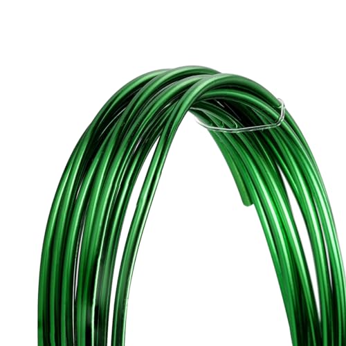 Cozylkx 10 Meter Eloxierter Aluminiumdraht Zum Modellieren, 1,2mm Metall-Basteldraht, Biegsamer Formdraht Für Schmuckherstellung, Modellierung, Bonsai-Training Cozylkx 10 Meter Eloxierter Aluminiumdraht Zum Modellieren, 1,2mm Metall-Basteldraht, Biegsamer Formdraht Für Schmuckherstellung, Modellierung, Bonsai-Training von Cozylkx