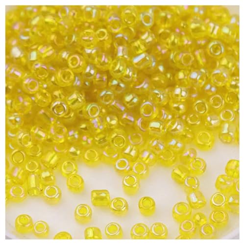 Cozylkx 14800 Stück 3 Mm AB-Farbige Rocailles-Perlen, Kleine Glasperlen, Winzige Lose Perlen Zur Schmuckherstellung, DIY-Bastelgeschenke, Quastenzubehör Cozylkx 14800 Stück 3 Mm AB-Farbige Rocailles-Perlen, Kleine Glasperlen, Winzige Lose Perlen Zur Schmuckherstellung, DIY-Bastelgeschenke, Quastenzubehör von Cozylkx
