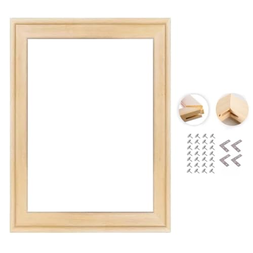 Cozylkx 160 x 80 cm Holz-Leinwandrahmen-Set Zum Zusammenfügen, DIY-Kunst-Leinwandrahmen, Solide Keilrahmen Aus Holz Für Drucke, Gemälde, Poster, ölgemälde von Cozylkx