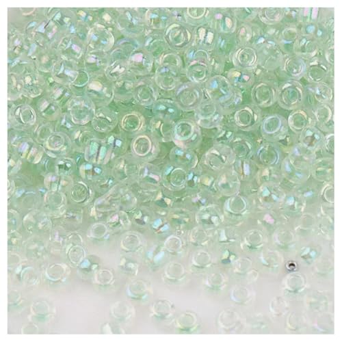 Cozylkx 1680 Stück 1,5 Mm AB-Farbige Rocailles-Perlen, Kleine Glasperlen, Winzige Lose Perlen Zur Schmuckherstellung, DIY-Bastelgeschenke, Quastenzubehör Cozylkx 1680 Stück 1,5 Mm AB-Farbige Rocailles-Perlen, Kleine Glasperlen, Winzige Lose Perlen Zur Schmuckherstellung, DIY-Bastelgeschenke, Quastenzubehör von Cozylkx