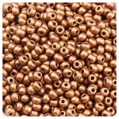 Cozylkx 330 Stück Metallische Rocailles-Perlen, 3 Mm, Winzige Glasperlen Zum Basteln, Lose Kleine Perlen Zur Schmuckherstellung Für DIY-Halsketten, Armbänder, Nähkleidung Cozylkx 330 Stück Metallische Rocailles-Perlen, 3 Mm, Winzige Glasperlen Zum Basteln, Lose Kleine Perlen Zur Schmuckherstellung Für DIY-Halsketten, Armbänder, Nähkleidung von Cozylkx