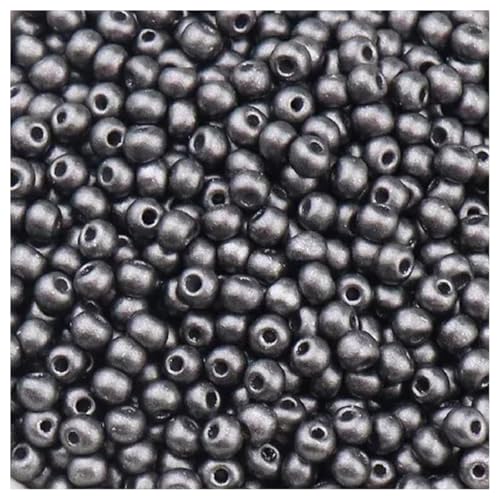 Cozylkx 330 Stück Metallische Rocailles-Perlen, 3 Mm, Winzige Glasperlen Zum Basteln, Lose Kleine Perlen Zur Schmuckherstellung Für DIY-Halsketten, Armbänder, Nähkleidung Cozylkx 330 Stück Metallische Rocailles-Perlen, 3 Mm, Winzige Glasperlen Zum Basteln, Lose Kleine Perlen Zur Schmuckherstellung Für DIY-Halsketten, Armbänder, Nähkleidung von Cozylkx