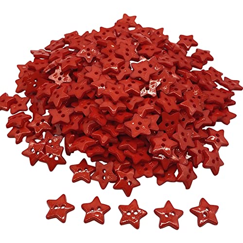 Cozylkx 50 Stück 12 mm Niedliche Sternknöpfe, Harz 2 Löcher Nähknöpfe Für DIY-Kleidung, Basteln, Zubehör Cozylkx 50 Stück 12 mm Niedliche Sternknöpfe, Harz 2 Löcher Nähknöpfe Für DIY-Kleidung, Basteln, Zubehör von Cozylkx