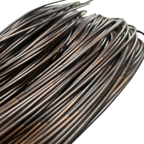 Cozylkx 500 G Rundes Kunstrattan, 3 Mm, Kunststoffgeflecht, Synthetisches Rattan, Korbflechtmaterial, Kunststoff-Rattanrolle Für Die Reparatur Von Gartenmöbeln, Stühlen Und Tischen von Cozylkx