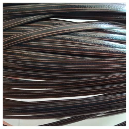Cozylkx 500g 8 Mm Flaches Synthetisches Rattan-Korbflechtmaterial, Kunststoff-Rattanstreifen, Kunstrattan-Geflechtrolle Für Die Möbelreparatur von Cozylkx