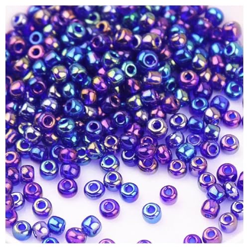 Cozylkx 5400 Stück 4 Mm AB-Farbige Rocailles-Perlen, Kleine Glasperlen, Winzige Lose Perlen Zur Schmuckherstellung, DIY-Bastelgeschenke, Quastenzubehör Cozylkx 5400 Stück 4 Mm AB-Farbige Rocailles-Perlen, Kleine Glasperlen, Winzige Lose Perlen Zur Schmuckherstellung, DIY-Bastelgeschenke, Quastenzubehör von Cozylkx