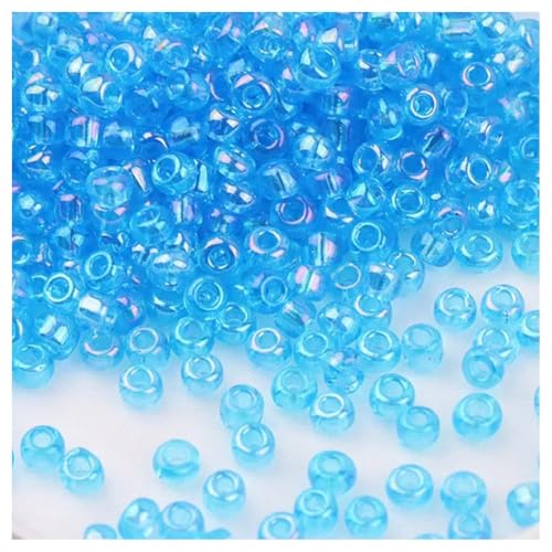 Cozylkx 5400 Stück 4 Mm AB-Farbige Rocailles-Perlen, Kleine Glasperlen, Winzige Lose Perlen Zur Schmuckherstellung, DIY-Bastelgeschenke, Quastenzubehör Cozylkx 5400 Stück 4 Mm AB-Farbige Rocailles-Perlen, Kleine Glasperlen, Winzige Lose Perlen Zur Schmuckherstellung, DIY-Bastelgeschenke, Quastenzubehör von Cozylkx