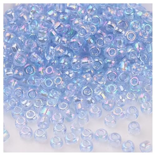 Cozylkx 720 Stück 3 Mm AB-Farbige Rocailles-Perlen, Kleine Glasperlen, Winzige Lose Perlen Zur Schmuckherstellung, DIY-Bastelgeschenke, Quastenzubehör Cozylkx 720 Stück 3 Mm AB-Farbige Rocailles-Perlen, Kleine Glasperlen, Winzige Lose Perlen Zur Schmuckherstellung, DIY-Bastelgeschenke, Quastenzubehör von Cozylkx