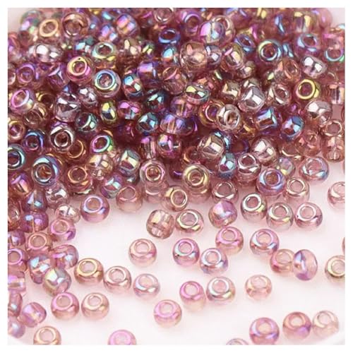 Cozylkx 720 Stück 3 Mm AB-Farbige Rocailles-Perlen, Kleine Glasperlen, Winzige Lose Perlen Zur Schmuckherstellung, DIY-Bastelgeschenke, Quastenzubehör Cozylkx 720 Stück 3 Mm AB-Farbige Rocailles-Perlen, Kleine Glasperlen, Winzige Lose Perlen Zur Schmuckherstellung, DIY-Bastelgeschenke, Quastenzubehör von Cozylkx