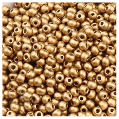 Cozylkx 720 Stück Metallische Rocailles-Perlen, 2 Mm, Winzige Glasperlen Zum Basteln, Lose Kleine Perlen Zur Schmuckherstellung Für DIY-Halsketten, Armbänder, Nähkleidung Cozylkx 720 Stück Metallische Rocailles-Perlen, 2 Mm, Winzige Glasperlen Zum Basteln, Lose Kleine Perlen Zur Schmuckherstellung Für DIY-Halsketten, Armbänder, Nähkleidung von Cozylkx