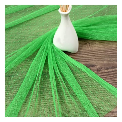 Cozylkx Einfarbiger Tüll-Stoff Mit Netz-Punkten, Rolle 150 cm Breit x 50 cm Lang, Weicher Netzstoff Für Selbstgemachte Kleider, Handgefertigte Kleidung, Party-Dekoration Cozylkx Einfarbiger Tüll-Stoff Mit Netz-Punkten, Rolle 150 cm Breit x 50 cm Lang, Weicher Netzstoff Für Selbstgemachte Kleider, Handgefertigte Kleidung, Party-Dekoration von Cozylkx