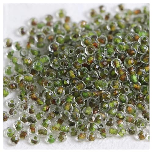 Cozylkx Facettierte Rondellperlen, 130 Stück, 4 Mm, Kristallglas-Rocailles, Kleine Lose Perlen, Abstandshalter Für Handgefertigte DIY-Armbänder, Halsketten Cozylkx Facettierte Rondellperlen, 130 Stück, 4 Mm, Kristallglas-Rocailles, Kleine Lose Perlen, Abstandshalter Für Handgefertigte DIY-Armbänder, Halsketten von Cozylkx