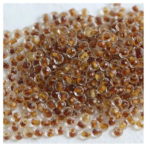 Cozylkx Facettierte Rondellperlen, 130 Stück, 4 Mm, Kristallglas-Rocailles, Kleine Lose Perlen, Abstandshalter Für Handgefertigte DIY-Armbänder, Halsketten Cozylkx Facettierte Rondellperlen, 130 Stück, 4 Mm, Kristallglas-Rocailles, Kleine Lose Perlen, Abstandshalter Für Handgefertigte DIY-Armbänder, Halsketten von Cozylkx