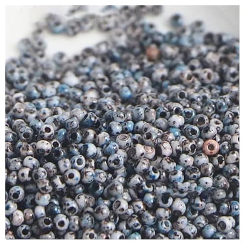 Cozylkx Gepunktete Rocailles-Perlen, 700 Stück, 2 Mm, Winzige Glasperlen Zum Selbermachen, Retro-Runde Abstandsperlen Für Halsketten, Freundschaftsarmbänder, Schmuckherstellung Cozylkx Gepunktete Rocailles-Perlen, 700 Stück, 2 Mm, Winzige Glasperlen Zum Selbermachen, Retro-Runde Abstandsperlen Für Halsketten, Freundschaftsarmbänder, Schmuckherstellung von Cozylkx