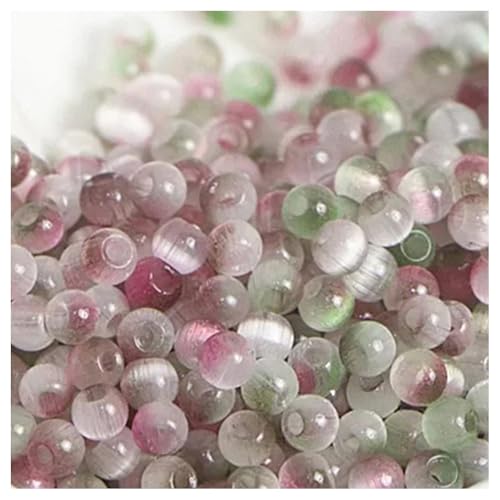 Cozylkx Katzenaugen-Glasperlen, Gebürstet, 130 Stück, 4 Mm, Farbverlauf, Rund, Lose Abstandsperlen, Dekorative Rocailles-Perlen Für Schmuckherstellung, DIY-Handwerk Cozylkx Katzenaugen-Glasperlen, Gebürstet, 130 Stück, 4 Mm, Farbverlauf, Rund, Lose Abstandsperlen, Dekorative Rocailles-Perlen Für Schmuckherstellung, DIY-Handwerk von Cozylkx