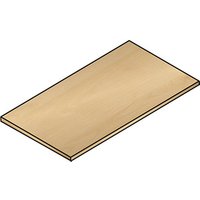 CP Abdeckplatte königsahorn 80,0 x 42,0 x 2,5 cm von Cp