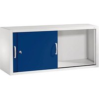 CP Aufsatz-Schiebetürenschrank C 2000 Acurado, 2044-00 S10041 lichtgrau, enzianblau keine Fachböden 120,0 x 40,0 x 50,0 cm von Cp