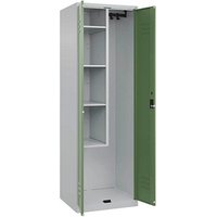 CP Putzmittelschrank Classic Plus 080100-00 S10006 resedagrün, lichtgrau 60,0 x 50,0 x 185,0 cm, aufgebaut CP Putzmittelschrank Classic Plus 080100-00 S10006 resedagrün, lichtgrau 60,0 x 50,0 x 185,0 cm, aufgebaut von Cp