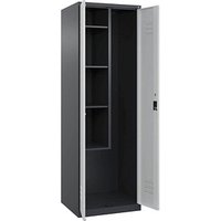 CP Putzmittelschrank Classic Plus 080100-00 S10011 lichtgrau, anthrazitgrau 60,0 x 50,0 x 185,0 cm, aufgebaut CP Putzmittelschrank Classic Plus 080100-00 S10011 lichtgrau, anthrazitgrau 60,0 x 50,0 x 185,0 cm, aufgebaut von Cp