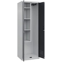 CP Putzmittelschrank Classic Plus 080100-00 S10020 lichtgrau, anthrazitgrau 60,0 x 50,0 x 185,0 cm, aufgebaut CP Putzmittelschrank Classic Plus 080100-00 S10020 lichtgrau, anthrazitgrau 60,0 x 50,0 x 185,0 cm, aufgebaut von Cp