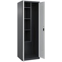 CP Putzmittelschrank Classic Plus 080100-00 S10024 lichtgrau, anthrazitgrau 60,0 x 50,0 x 185,0 cm, aufgebaut CP Putzmittelschrank Classic Plus 080100-00 S10024 lichtgrau, anthrazitgrau 60,0 x 50,0 x 185,0 cm, aufgebaut von Cp