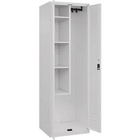 CP Putzmittelschrank Classic Plus 080100-00 S10025 verkehrsweiß 60,0 x 50,0 x 185,0 cm, aufgebaut von Cp