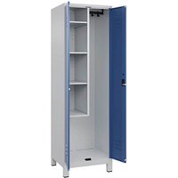 CP Putzmittelschrank Classic Plus 080110-00 S10020 fernblau, lichtgrau 60,0 x 50,0 x 195,0 cm, aufgebaut CP Putzmittelschrank Classic Plus 080110-00 S10020 fernblau, lichtgrau 60,0 x 50,0 x 195,0 cm, aufgebaut von Cp