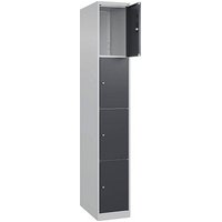 CP Schließfachschrank Classic Plus anthrazitgrau, lichtgrau 080000-104 S10007, 4 Schließfächer 30,0 x 50,0 x 185,0 cm CP Schließfachschrank Classic Plus anthrazitgrau, lichtgrau 080000-104 S10007, 4 Schließfächer 30,0 x 50,0 x 185,0 cm von Cp