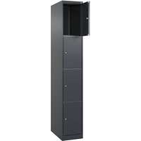 CP Schließfachschrank Classic Plus anthrazitgrau 080000-104 S10010, 4 Schließfächer 30,0 x 50,0 x 185,0 cm CP Schließfachschrank Classic Plus anthrazitgrau 080000-104 S10010, 4 Schließfächer 30,0 x 50,0 x 185,0 cm von Cp