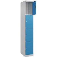 CP Schließfachschrank Classic Plus lichtblau, lichtgrau 080000-104 S10004, 4 Schließfächer 30,0 x 50,0 x 185,0 cm CP Schließfachschrank Classic Plus lichtblau, lichtgrau 080000-104 S10004, 4 Schließfächer 30,0 x 50,0 x 185,0 cm von Cp