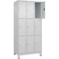 CP Schließfachschrank Classic Plus lichtgrau 080010-303 S10009, 9 Schließfächer 90,0 x 50,0 x 195,0 cm CP Schließfachschrank Classic Plus lichtgrau 080010-303 S10009, 9 Schließfächer 90,0 x 50,0 x 195,0 cm von Cp