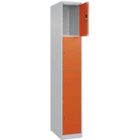 CP Schließfachschrank Classic Plus reinorange 080000-104 S10000, 4 Schließfächer 30,0 x 50,0 x 185,0 cm CP Schließfachschrank Classic Plus reinorange 080000-104 S10000, 4 Schließfächer 30,0 x 50,0 x 185,0 cm von Cp